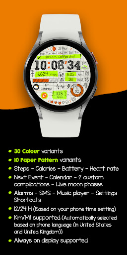 Paper of Time - Watch Face 商店截图 4