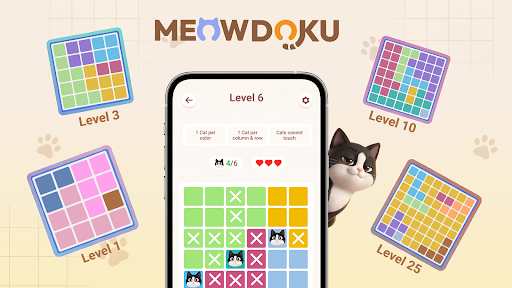 Meowdoku: Brain Puzzle Games 商店截图 8