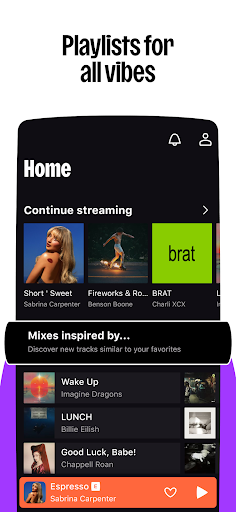 Deezer: Music & Podcast Player 商店截图 1