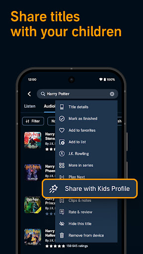 Audible: Audiobooks & Podcasts store screenshot 5