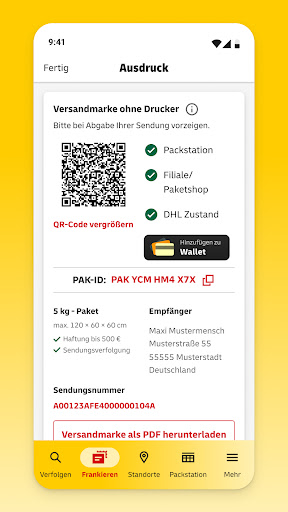 Post & DHL store screenshot 4