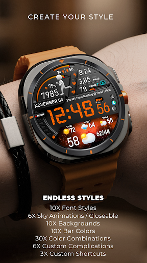 PER23 Digital Watch Face store screenshot 3