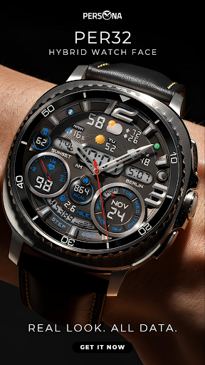 PER32 Ultra Hybrid Watch Face 商店截图 1