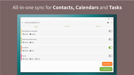 DAVx⁵ – CalDAV CardDAV WebDAV store screenshot 8