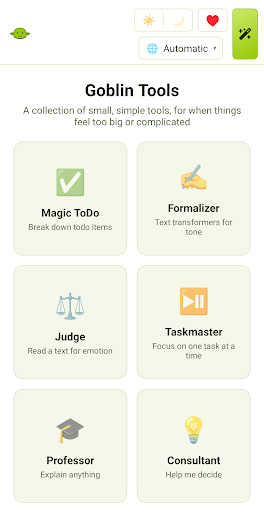 Goblin Tools 商店截图 1