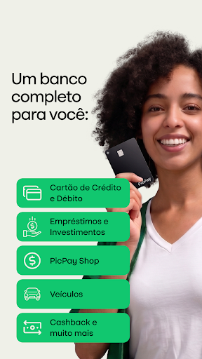 Banco PicPay: Cartão, Pix e + 商店截图 7