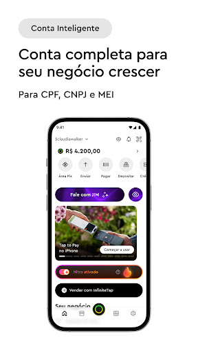 InfinitePay Tap, Conta, Cartão store screenshot 2
