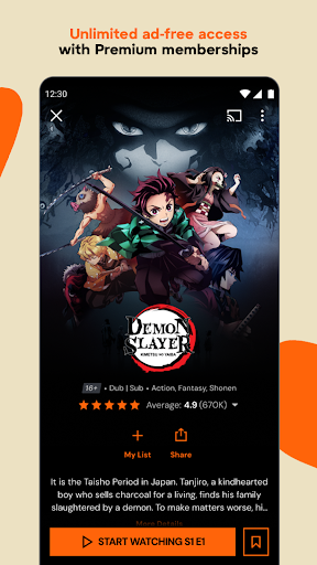 Crunchyroll: Anime Streaming 商店截图 3