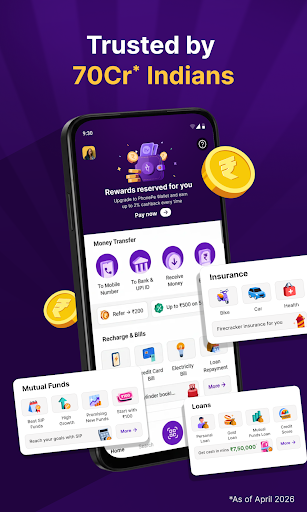PhonePe UPI Payments, Loan App store screenshot 1