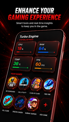 Turbo Boost: Game Booster 商店截图 1