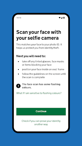 GOV.UK One Login 商店截图 4