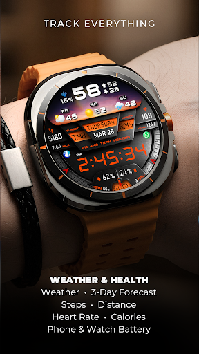 PER27 Digital Watch Face store screenshot 3