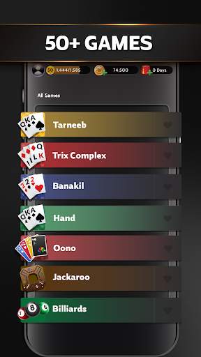 Jawaker Hand, Tarneeb & Trix 商店截图 1