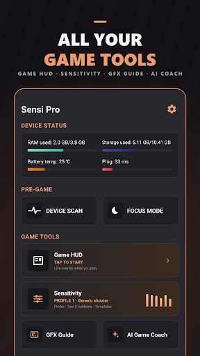 Sensi Pro: Sensitivity & HUD 商店截图 1