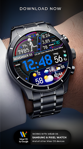 PER23 Digital Watch Face store screenshot 6